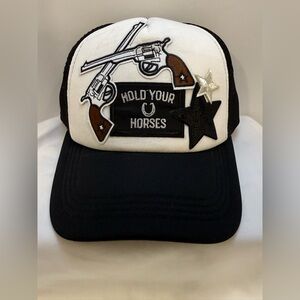 NWOT Hold Your Horses Trucker Hat